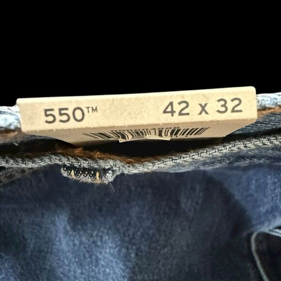 Levis 550 Relaxed 42 X 32 Jeans New with Tags (B) - Picture 10 of 13